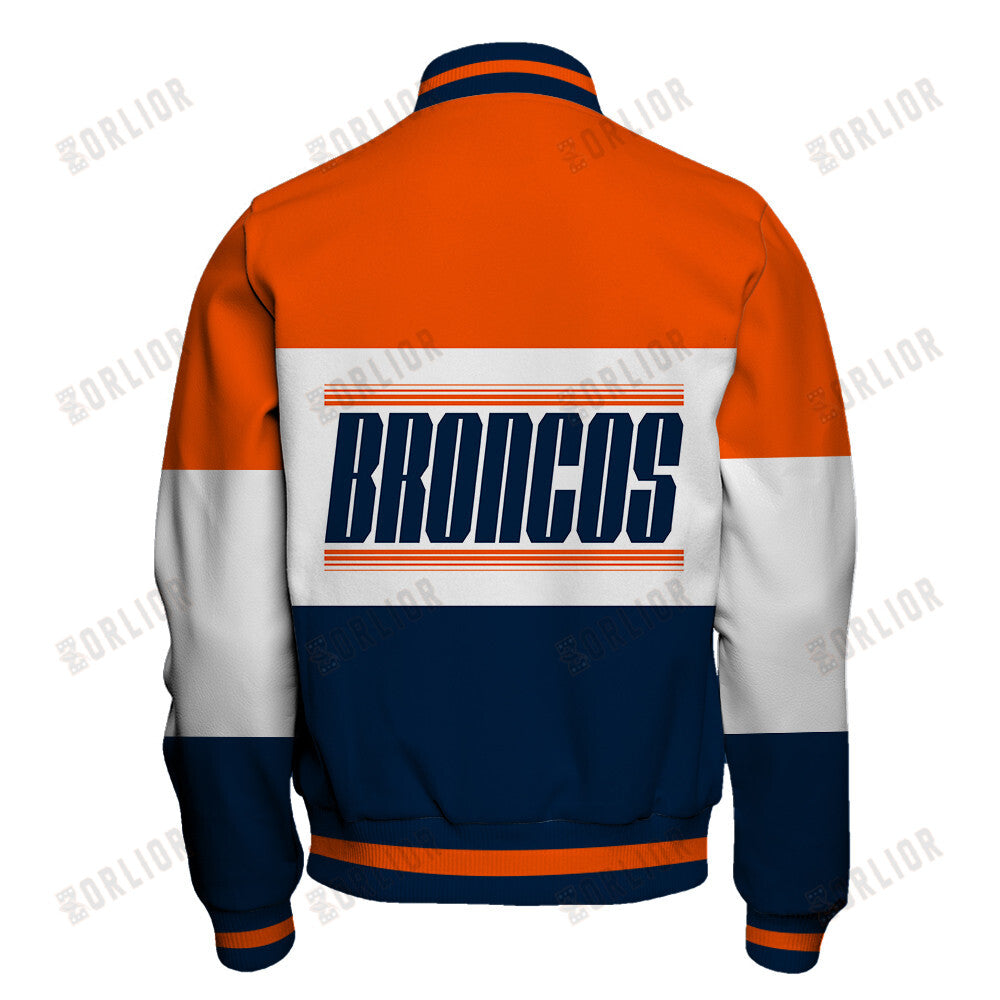 Denver Broncos Unique Design Unisex Varsity Jacket AZBTVJK000256