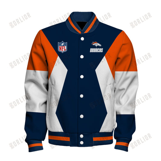 Denver Broncos Unique Design Unisex Varsity Jacket AZBTVJK000256