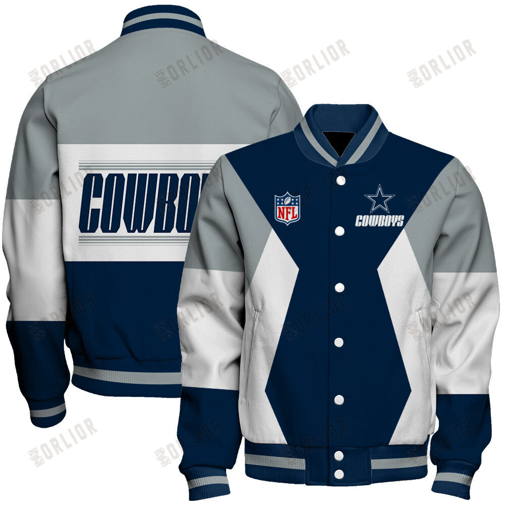 Dallas Cowboys Unique Design Unisex Varsity Jacket AZBTVJK000257