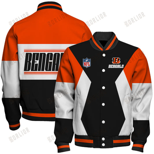 Cincinnati Bengals Unique Design Unisex Varsity Jacket AZBTVJK000259