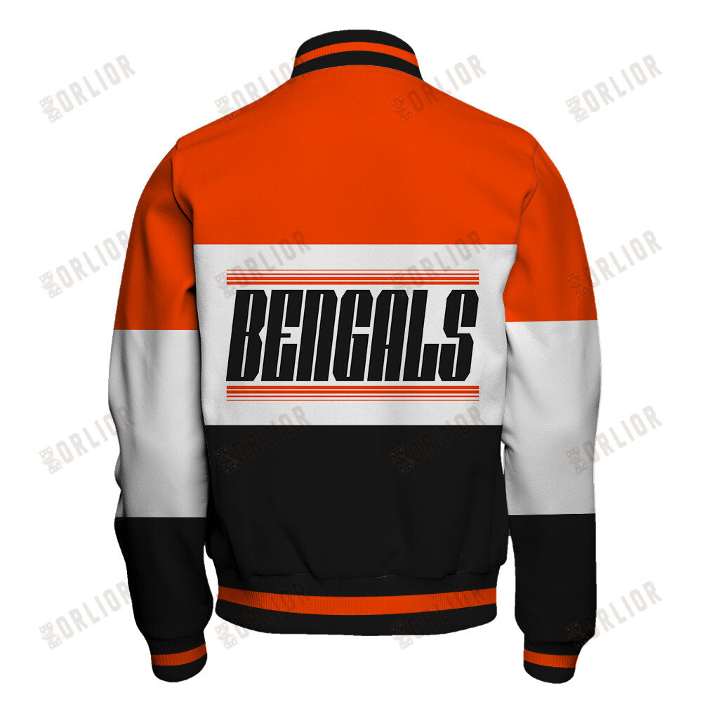 Cincinnati Bengals Unique Design Unisex Varsity Jacket AZBTVJK000259