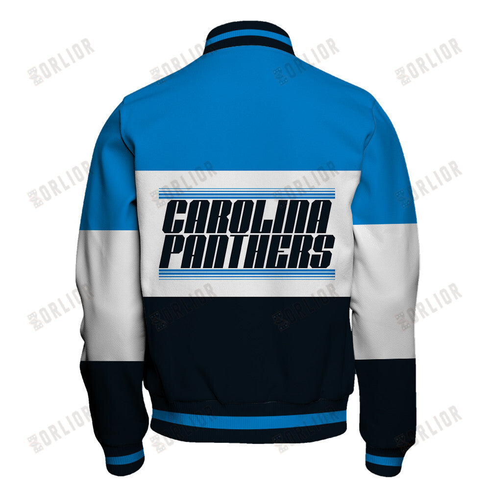 Carolina Panthers Unique Design Unisex Varsity Jacket AZBTVJK000262