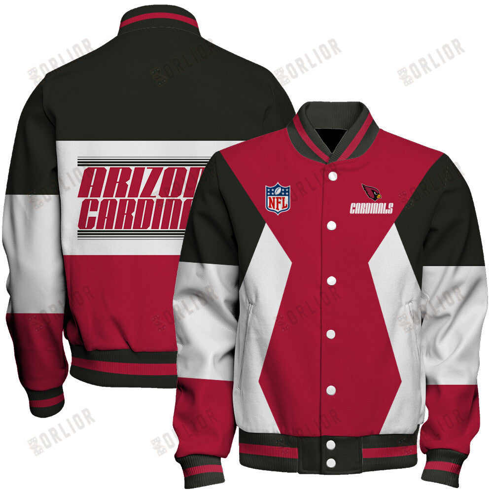 Arizona Cardinals Unique Design Unisex Varsity Jacket AZBTVJK000266