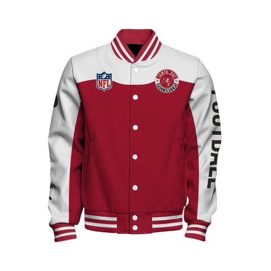 Tampa Bay Buccaneers Unisex Athletic Legacy Varsity Jacket AZBTVJK000172