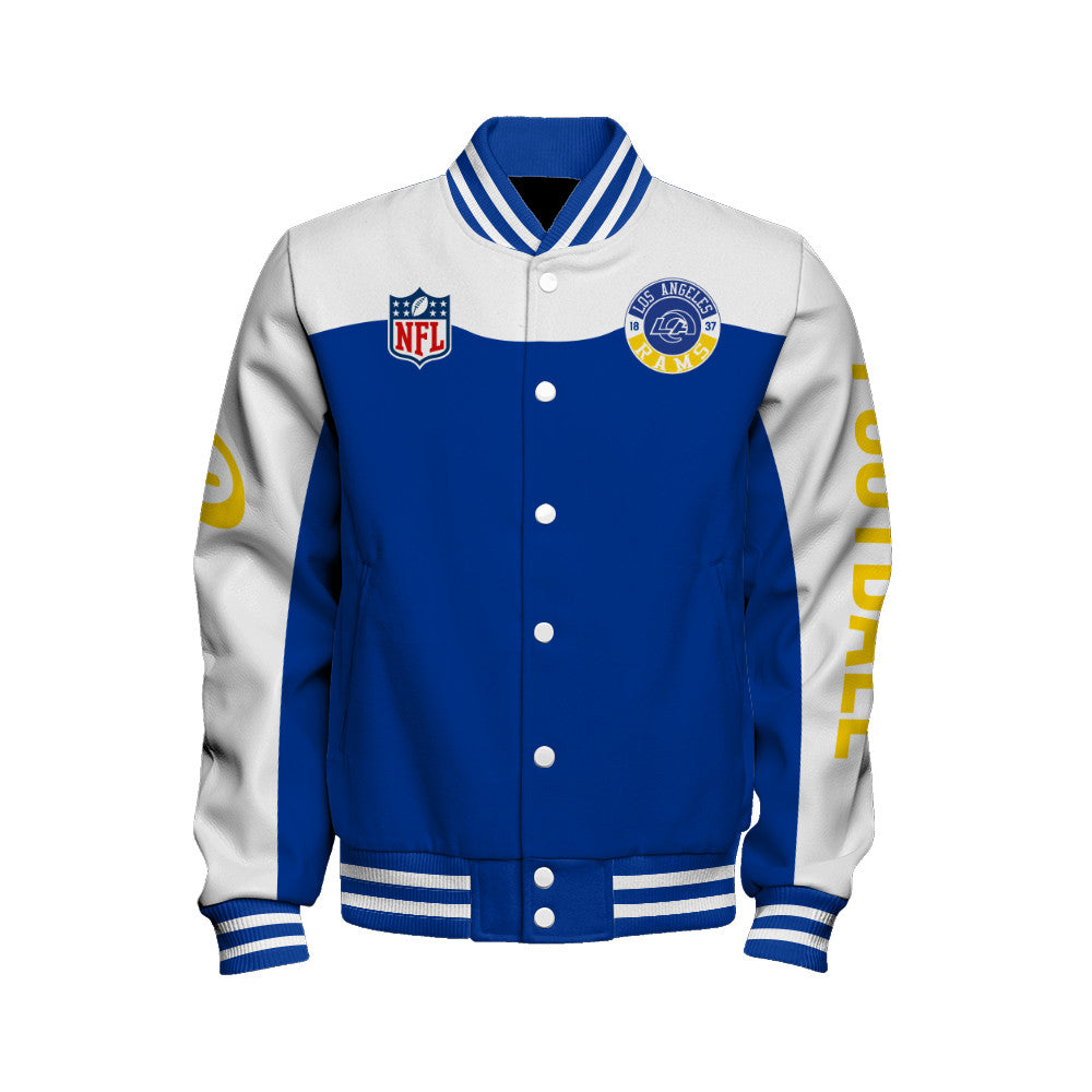 Los Angeles Rams Unisex Athletic Legacy Varsity Jacket AZBTVJK000183