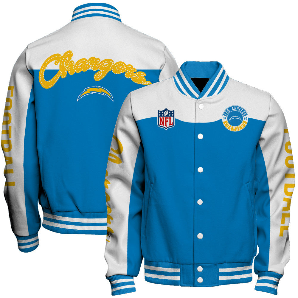Los Angeles Chargers Unisex Athletic Legacy Varsity Jacket AZBTVJK000184