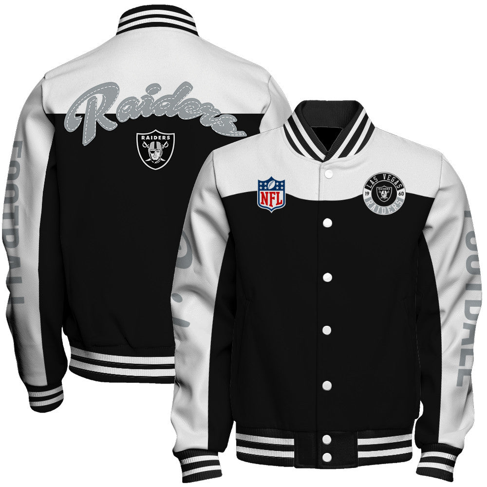 Las Vegas Raiders Unisex Athletic Legacy Varsity Jacket AZBTVJK000185