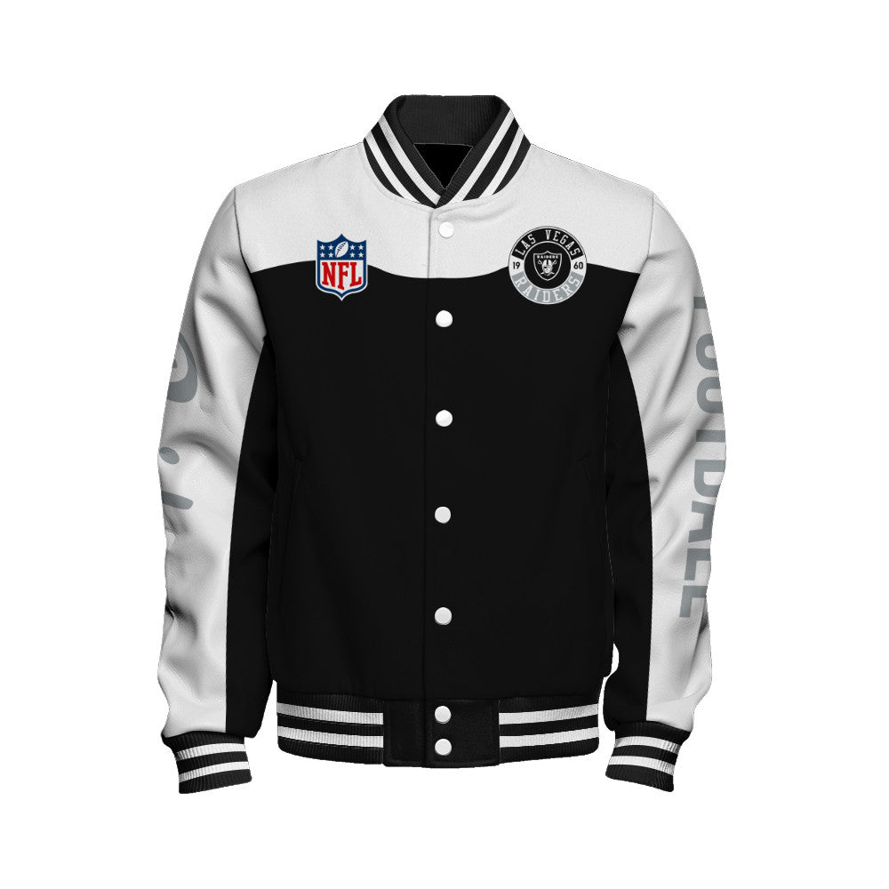 Las Vegas Raiders Unisex Athletic Legacy Varsity Jacket AZBTVJK000185