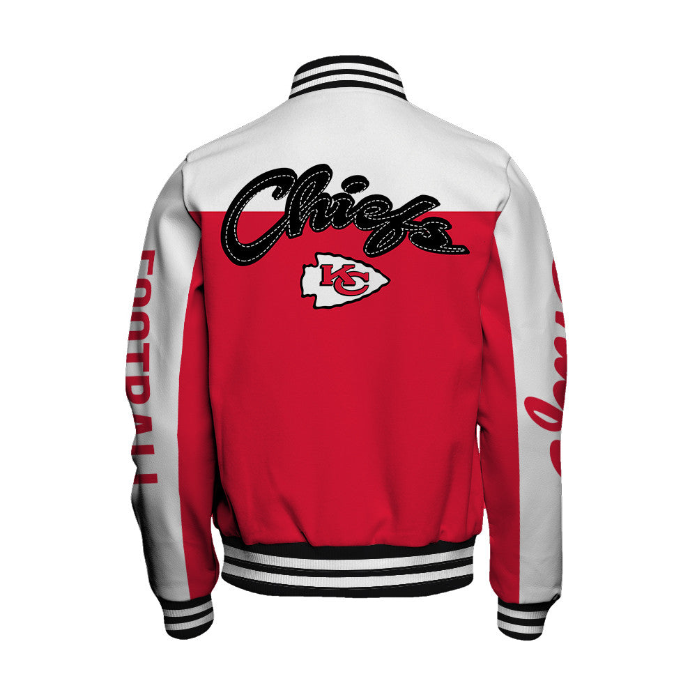 Kansas City Chiefs Unisex Athletic Legacy Varsity Jacket AZBTVJK000186