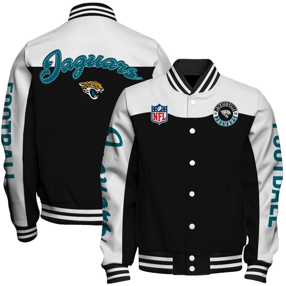 Jacksonville Jaguars Unisex Athletic Legacy Varsity Jacket AZBTVJK000187