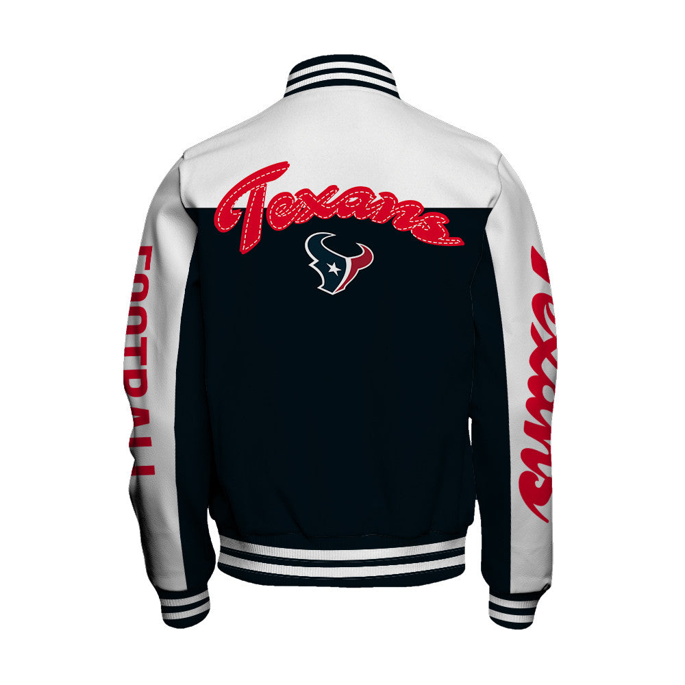 Houston Texans Unisex Athletic Legacy Varsity Jacket AZBTVJK000189
