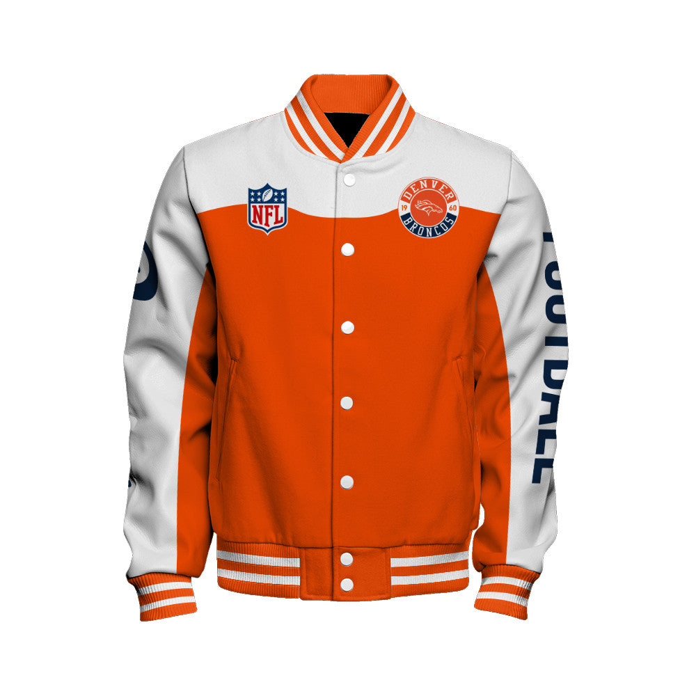 Denver Broncos Unisex Athletic Legacy Varsity Jacket AZBTVJK000192
