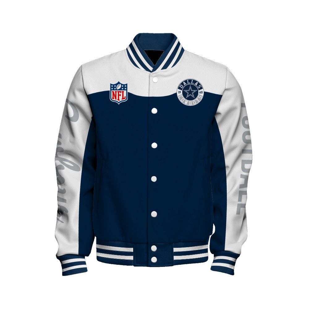 Dallas Cowboys Unisex Athletic Legacy Varsity Jacket AZBTVJK000193