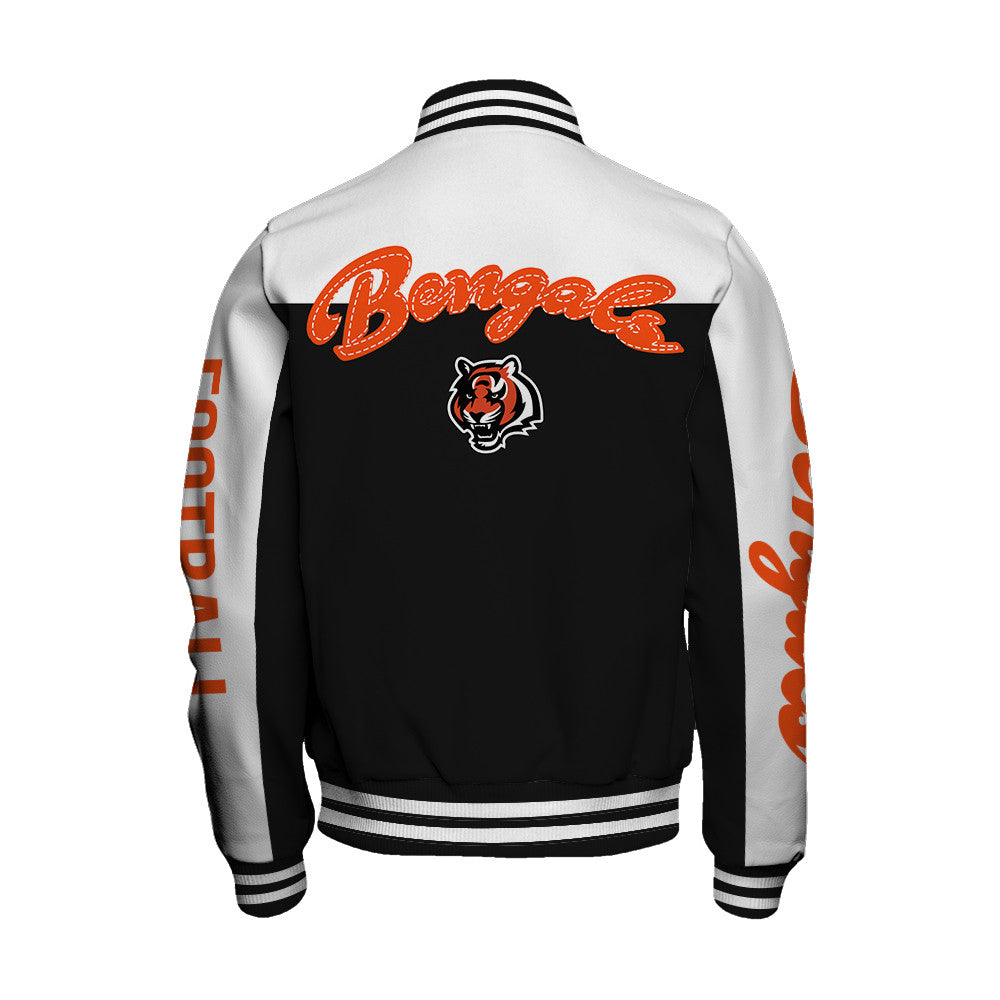 Cincinnati Bengals Unisex Athletic Legacy Varsity Jacket AZBTVJK000195