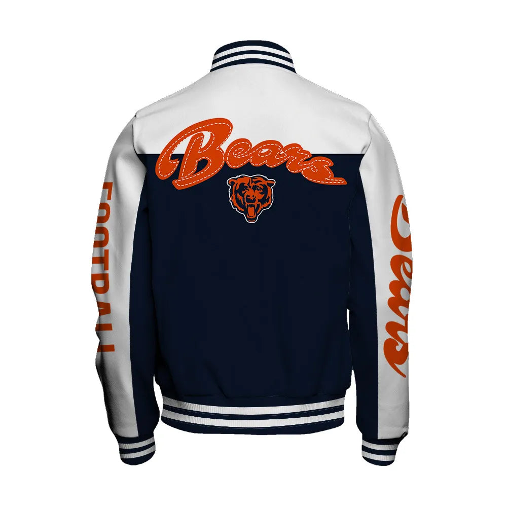Chicago Bears Unisex Athletic Legacy Varsity Jacket AZBTVJK000196