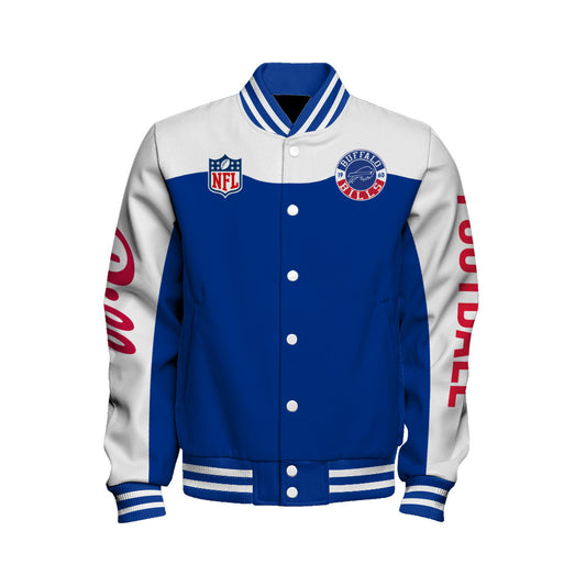 Buffalo Bills Unisex Athletic Legacy Varsity Jacket AZBTVJK000198