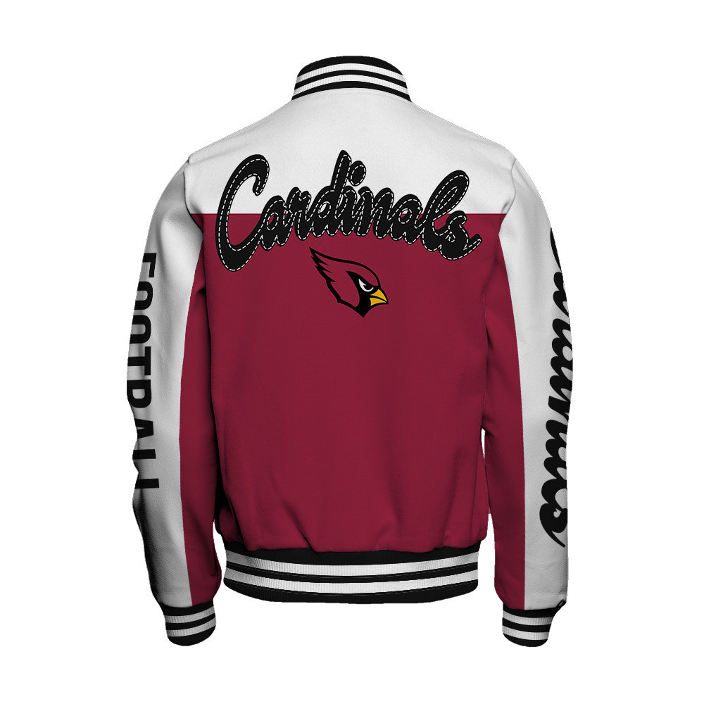 Arizona Cardinals Unisex Athletic Legacy Varsity Jacket AZBTVJK000201