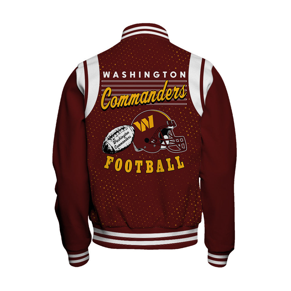 Washington Commanders Unisex Athletic Legacy Varsity Jacket AZBTVJK000207