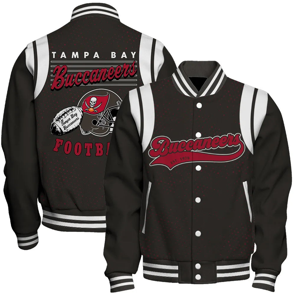 Tampa Bay Buccaneers Unisex Athletic Legacy Varsity Jacket AZBTVJK000209