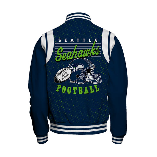 Seattle Seahawks Unisex Athletic Legacy Varsity Jacket AZBTVJK000210