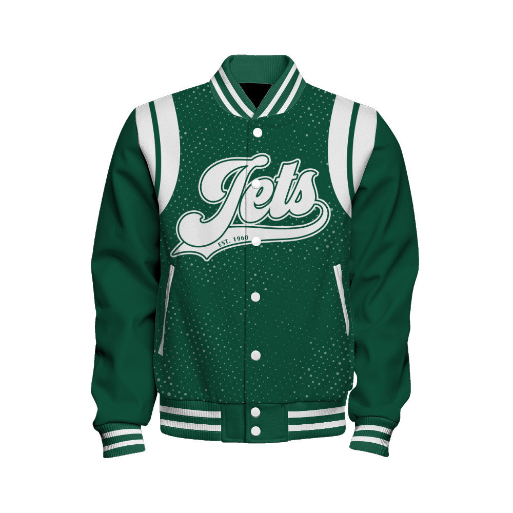 New York Jets Unisex Athletic Legacy Varsity Jacket AZBTVJK000214