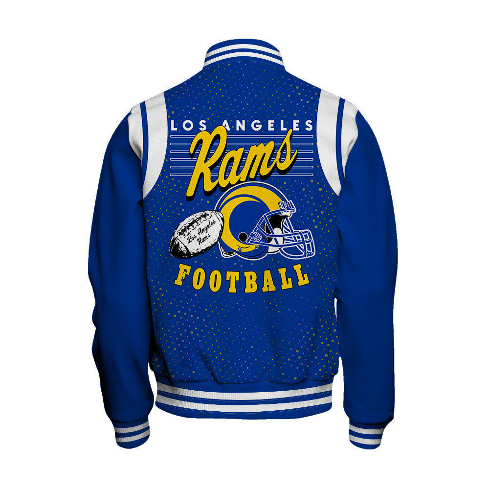 Los Angeles Rams Unisex Athletic Legacy Varsity Jacket AZBTVJK000220