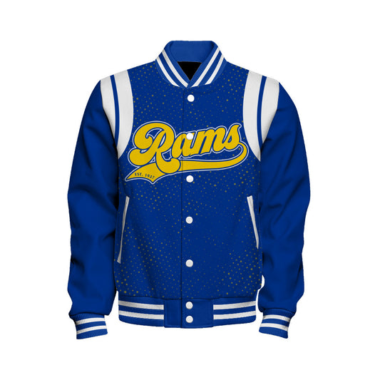 Los Angeles Rams Unisex Athletic Legacy Varsity Jacket AZBTVJK000220