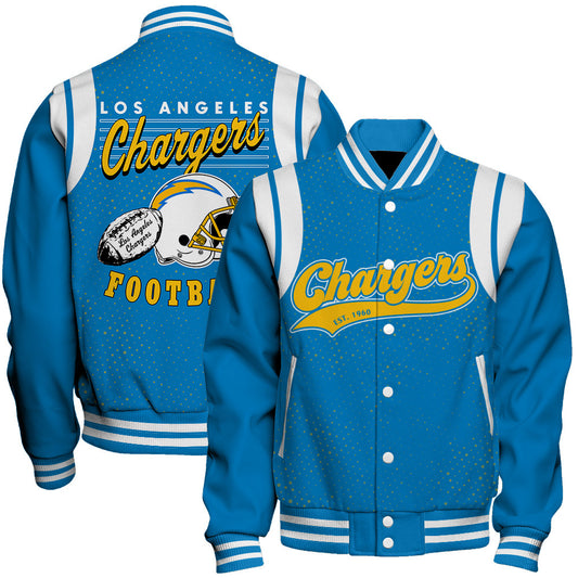 Los Angeles Chargers Unisex Athletic Legacy Varsity Jacket AZBTVJK000221