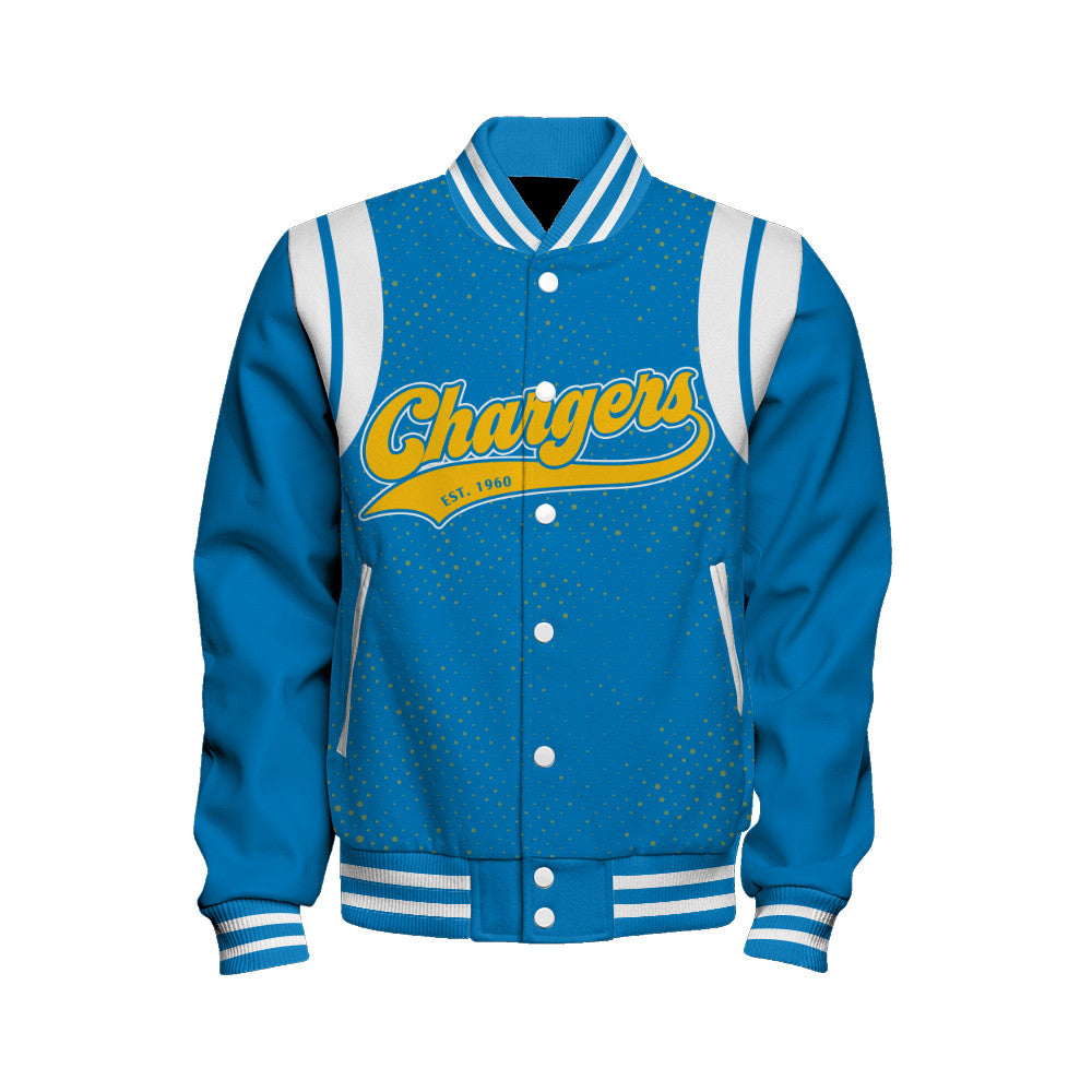 Los Angeles Chargers Unisex Athletic Legacy Varsity Jacket AZBTVJK000221
