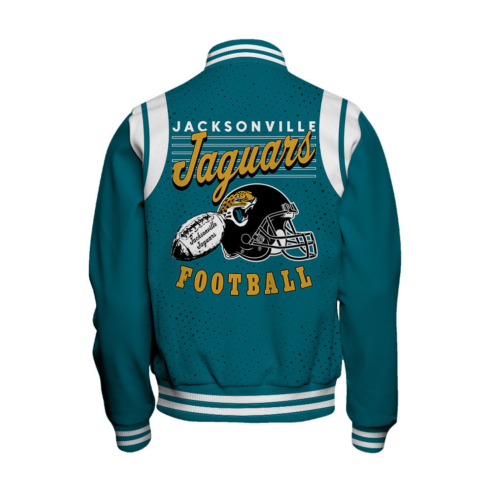 Jacksonville Jaguars Unisex Athletic Legacy Varsity Jacket AZBTVJK000224