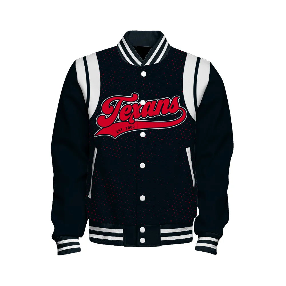 Houston Texans Unisex Athletic Legacy Varsity Jacket AZBTVJK000226