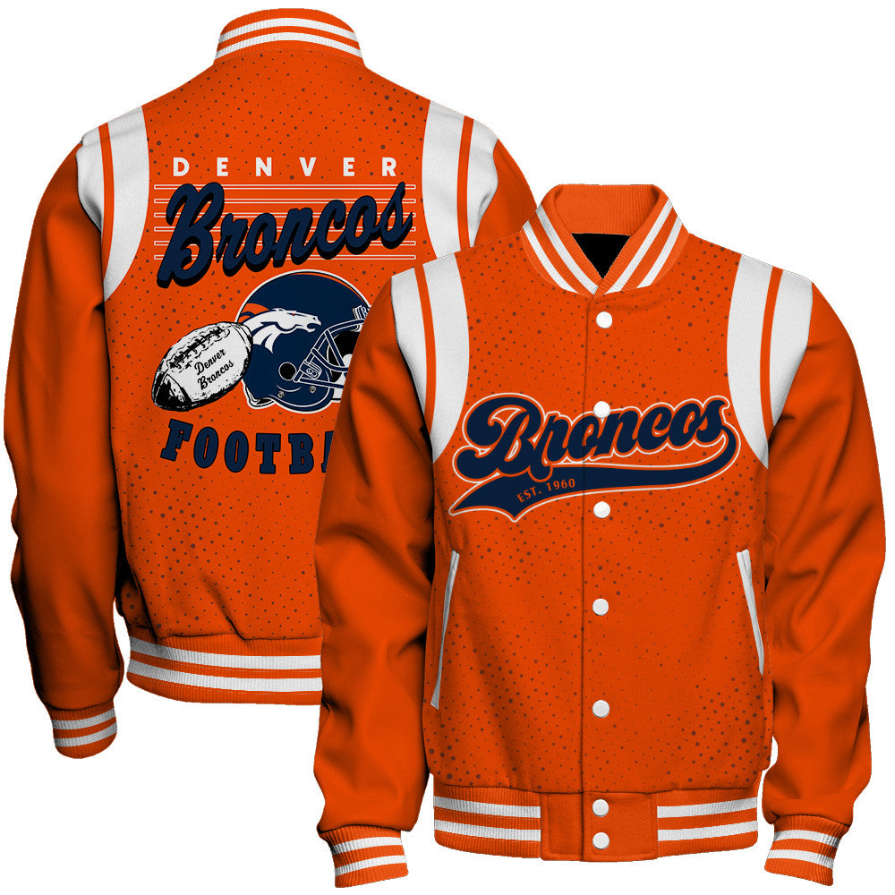 Denver Broncos Unisex Athletic Legacy Varsity Jacket AZBTVJK000229