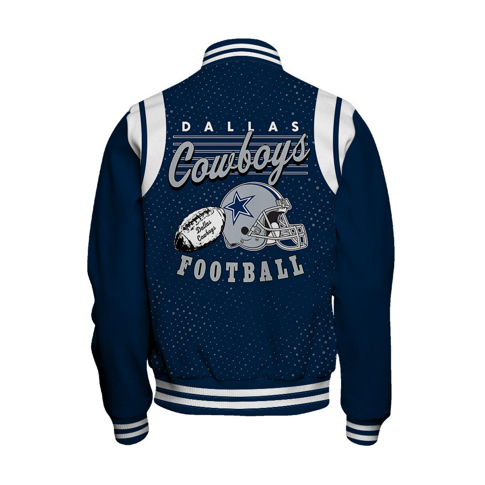 Dallas Cowboys Unisex Athletic Legacy Varsity Jacket AZBTVJK000230