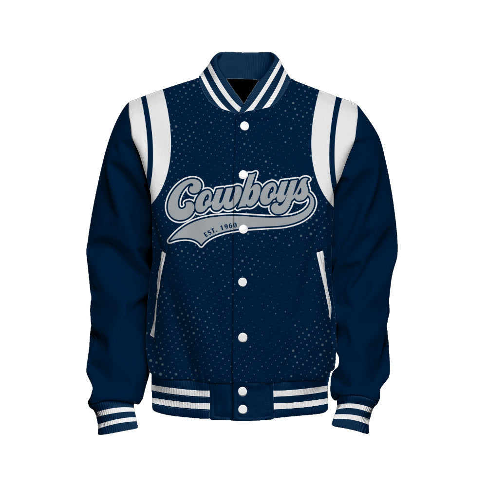 Dallas Cowboys Unisex Athletic Legacy Varsity Jacket AZBTVJK000230