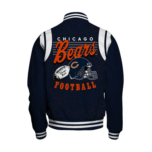 Chicago Bears Unisex Athletic Legacy Varsity Jacket AZBTVJK000233