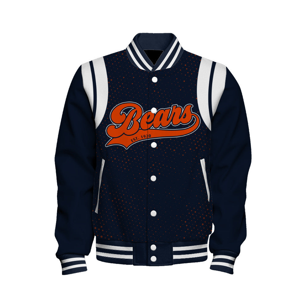 Chicago Bears Unisex Athletic Legacy Varsity Jacket AZBTVJK000233