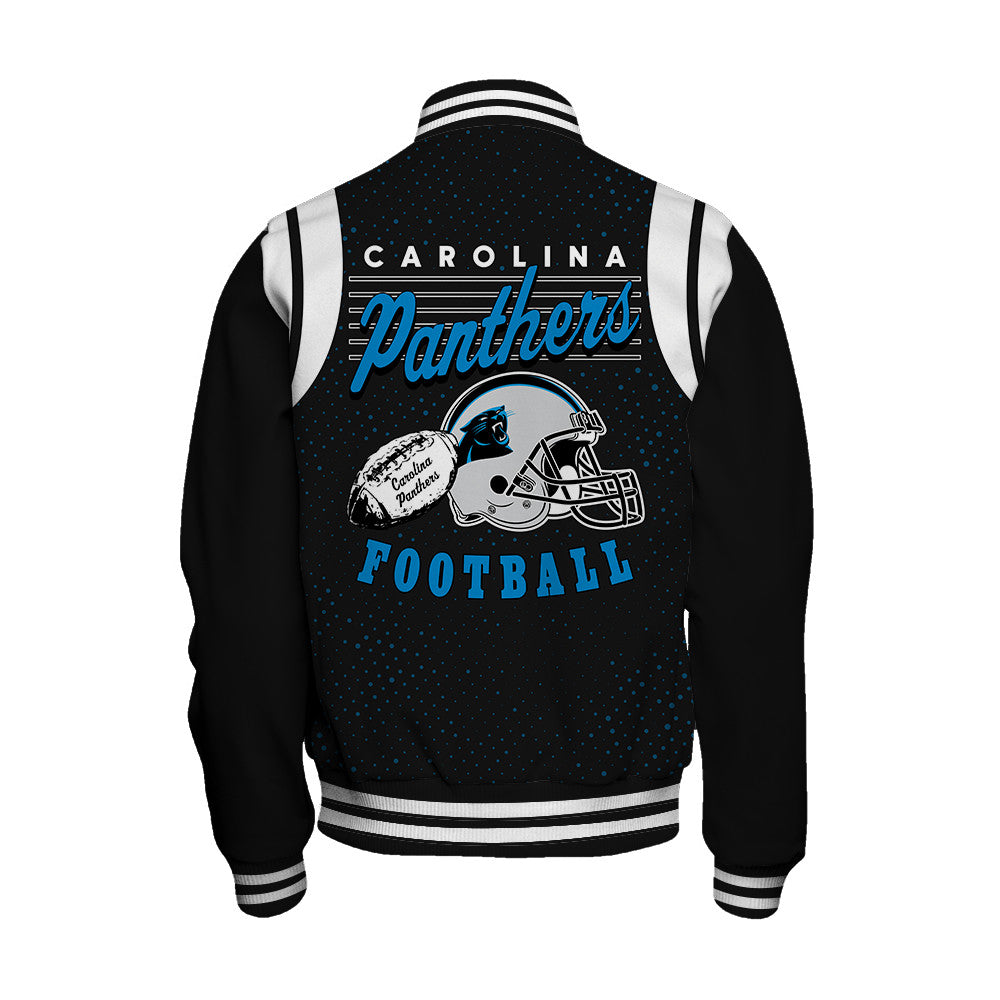 Carolina Panthers Unisex Athletic Legacy Varsity Jacket AZBTVJK000202