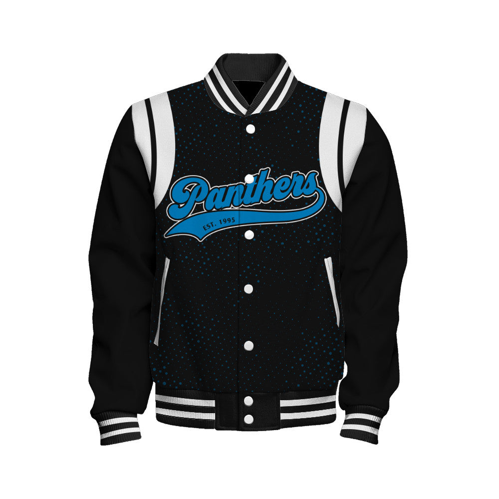 Carolina Panthers Unisex Athletic Legacy Varsity Jacket AZBTVJK000202
