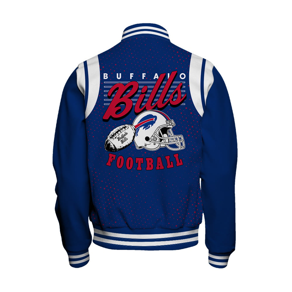 Buffalo Bills Unisex Athletic Legacy Varsity Jacket AZBTVJK000203