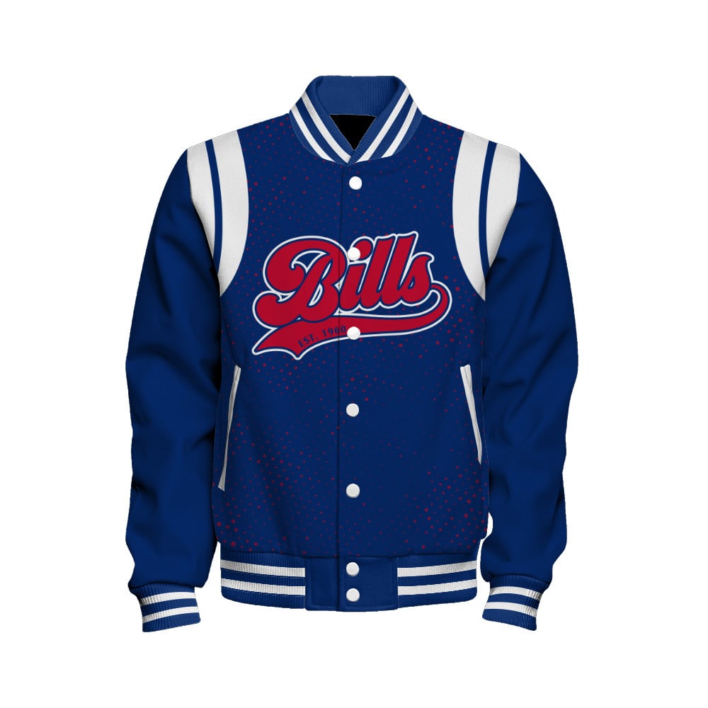 Buffalo Bills Unisex Athletic Legacy Varsity Jacket AZBTVJK000203
