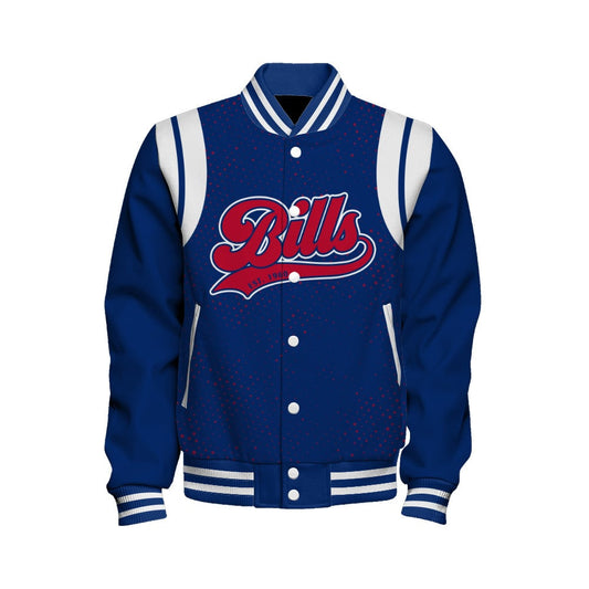 Buffalo Bills Unisex Athletic Legacy Varsity Jacket AZBTVJK000203
