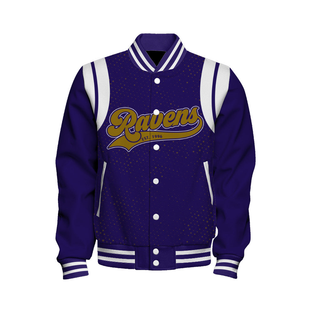 Baltimore Ravens Unisex Athletic Legacy Varsity Jacket AZBTVJK000204