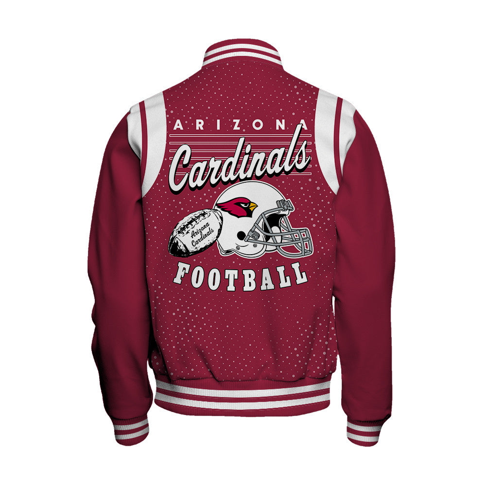 Arizona Cardinals Unisex Athletic Legacy Varsity Jacket AZBTVJK000206
