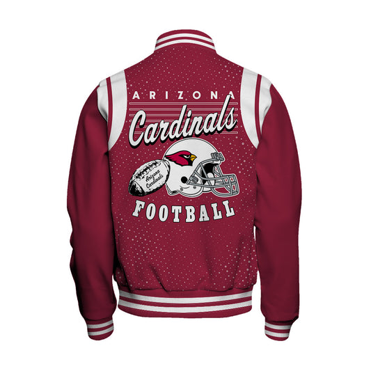 Arizona Cardinals Unisex Athletic Legacy Varsity Jacket AZBTVJK000206