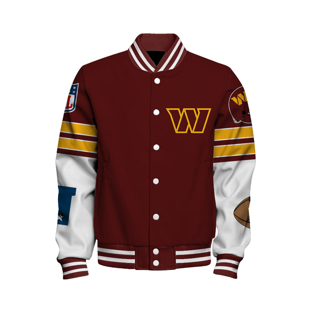 Washington Commanders Unisex Ultimate Game Day Varsity Jacket AZBTVJK000044