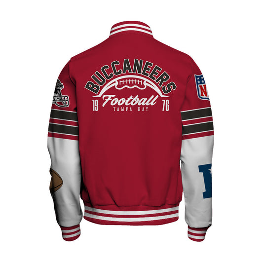 Tampa Bay Buccaneers Unisex Ultimate Game Day Varsity Jacket AZBTVJK000046