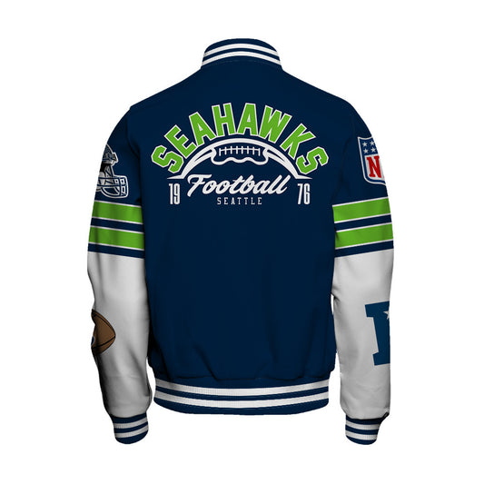Seattle Seahawks Unisex Ultimate Game Day Varsity Jacket AZBTVJK000047