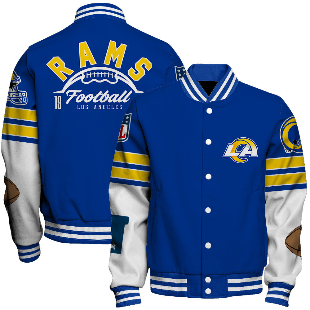 Los Angeles Rams Unisex Ultimate Game Day Varsity Jacket AZBTVJK000057