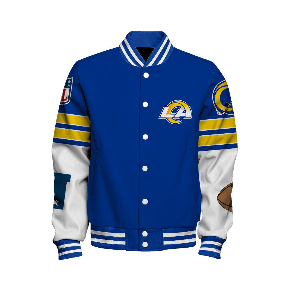 Los Angeles Rams Unisex Ultimate Game Day Varsity Jacket AZBTVJK000057