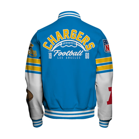 Los Angeles Chargers Unisex Ultimate Game Day Varsity Jacket AZBTVJK000058